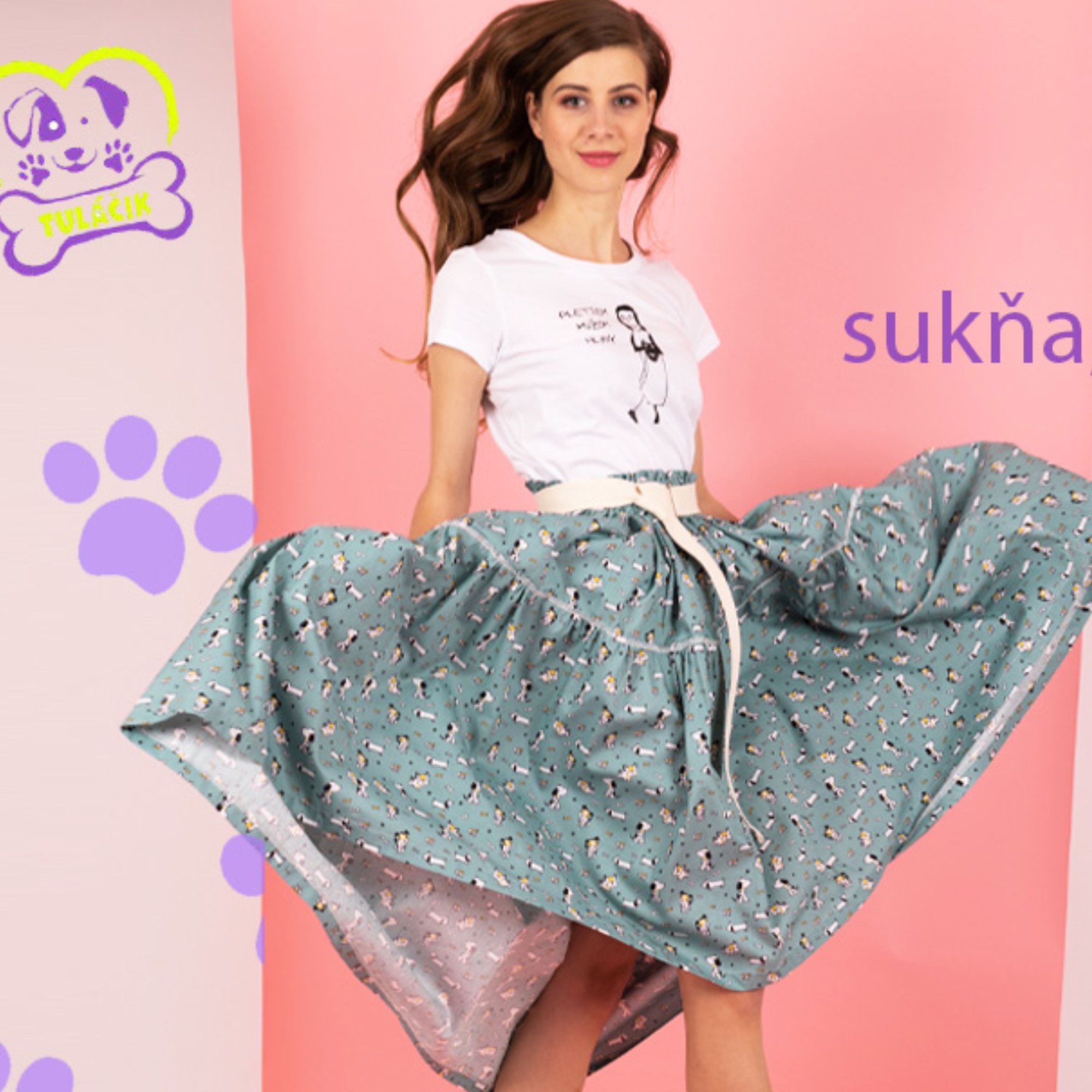 Valentínska sukňa, ktorá pomáha