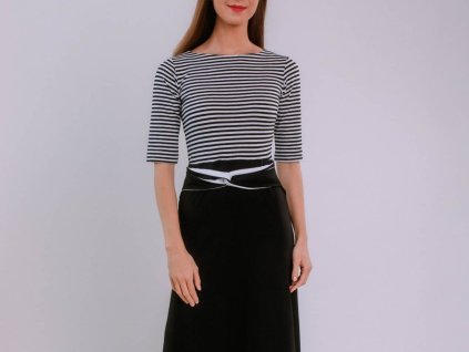 DÁMSKE ŠATY ČIERNOBIELE | MIESTNI