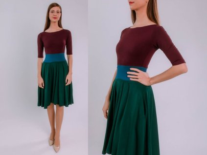 DÁMSKE ŠATY KLASIK (TROJFAREBNÉ) | MIESTNI