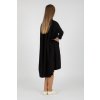 ÚPLETOVÉ OVERSIZED ŠATY IDA S ¾ RUKÁVOM (ČIERNE) | MIESTNI