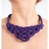 PLETENÝ BAVLNENÝ NÁHRDELNÍK SIMPLEWAY (FIALOVÝ)