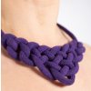 PLETENÝ BAVLNENÝ NÁHRDELNÍK SIMPLEWAY (FIALOVÝ) 1