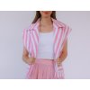 BAVLNENÁ SAKO/VESTA TESS (RUŽOVÁ) | MIESTNI