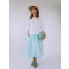 BAVLNENÁ MIDI SUKŇA NINA (MINTOVÁ) | MIESTNI