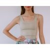 ELASTICKÝ TOP TOBI (BÉŽOVÝ) | MIESTNI