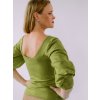 DÁMSKE TRIČKO MARA S ¾ RUKÁVMI (ZELENÉ) | MIESTNI