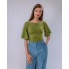 DÁMSKE TRIČKO MARA S ¾ RUKÁVMI (ZELENÉ) | MIESTNI