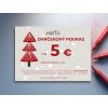 VIANOČNÝ DARČEKOVÝ POUKAZ NA 5 EUR