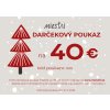 VIANOČNÝ DARČEKOVÝ POUKAZ NA 40 EUR