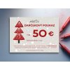 VIANOČNÝ DARČEKOVÝ POUKAZ NA 50 EUR