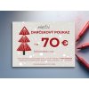 VIANOČNÝ DARČEKOVÝ POUKAZ NA 70 EUR