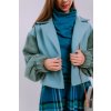 KRÁTKY OVERSIZED KABÁT TEO (MINT) | MIESTNI