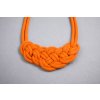 PLETENÝ BAVLNENÝ NÁHRDELNÍK NODEFIELD (ORANŽOVÝ) | UZLI
