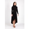 DÁMSKE ROLÁKOVÉ ŠATY OLINA (ČIERNE) | MIESTNI