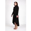 DÁMSKE ROLÁKOVÉ ŠATY OLINA (ČIERNE) | MIESTNI