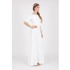 DLHÉ MODALOVÉ ŠATY AFRODITA (BIELE) | MIESTNI