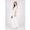 DLHÉ MODALOVÉ ŠATY AFRODITA (BIELE) | MIESTNI
