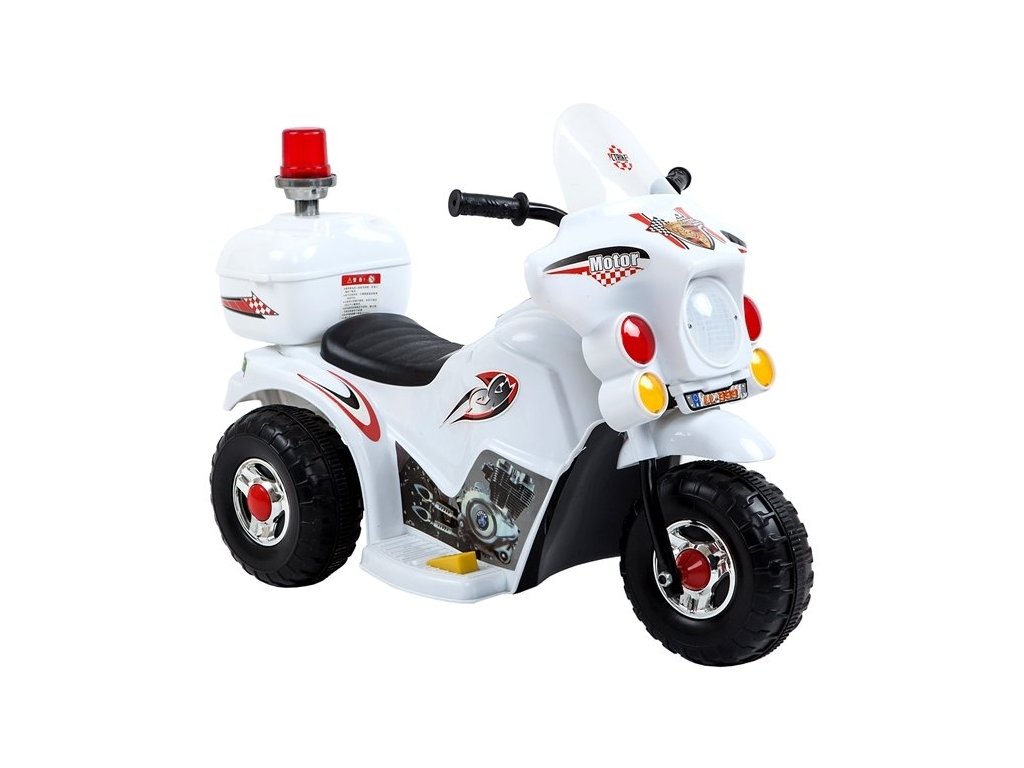 LL999 Electric Ride-On Motorbike White