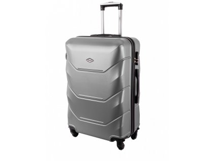 Cestovní kufr skořepinový RGL720,85L, stříbrný,velký