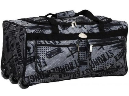 Cestovní taška na kolečkách šedo černá RGL 100L