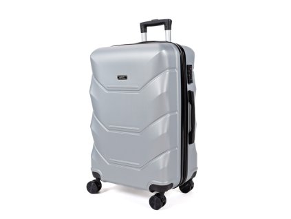 Cestovní kufr  Mifex V265 palubní,TSA, 36L,stříbrný