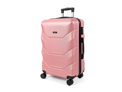 Cestovní kufr  Mifex V265 palubní,TSA, 36L,růžovozlatý
