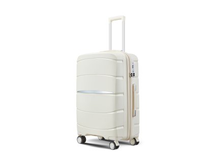 Cestovní kufr  Mifex PP13 exclusive velký,TSA, 98L,béžová