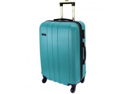 Cestovní kufr skořepinový RGL740 modrostříbrný, 68L,střední