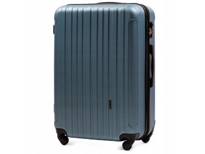 Cestovní kufr WINGS 201 s rozšířením,90L, modrostříbrný,velký