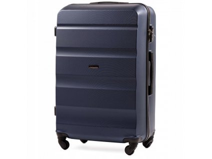 Cestovní kufr WINGS AT01 tmavě modrý,střední,63L