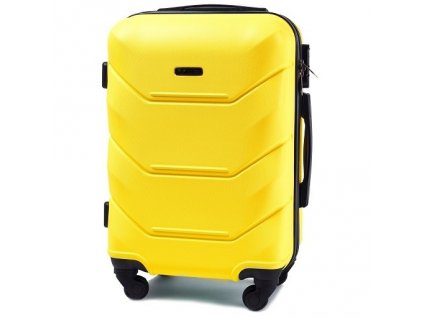 Cestovní kufr skořepinový Wings 147,žlutý,mini,26L