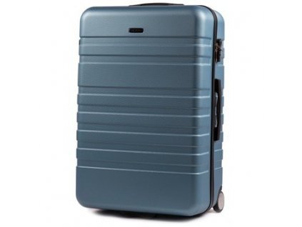 Cestovní kufr WINGS 586 modro stříbrný,35L,malý