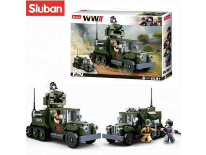 Sluban B0685 Sovětský polopásový vůz 243 dílků