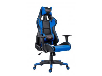Kancelářská,herní židle RPT černá/modrá