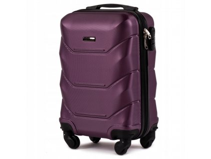 Cestovní kufr skořepinový Wings 147,fialový,mini 26L