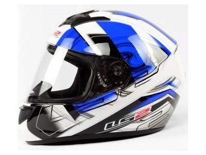 INTEGRALNI HELMA LS2 FF351 ACTION WHITE BLUE vel.M