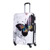 Cestovní kufr  RGL188 Motýl,střední,ABS+Carbon, 65L
