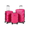 Cestovní kufry Mifex V265, sada 3kusů,36l, 58l, 98l,růžová,TSA