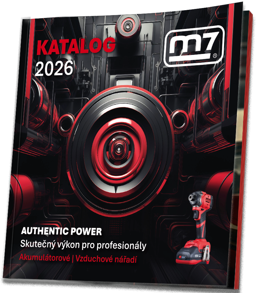 Nový katalog Mighty Seven s přehledem vzduchového a akumulátorového nářadí M7