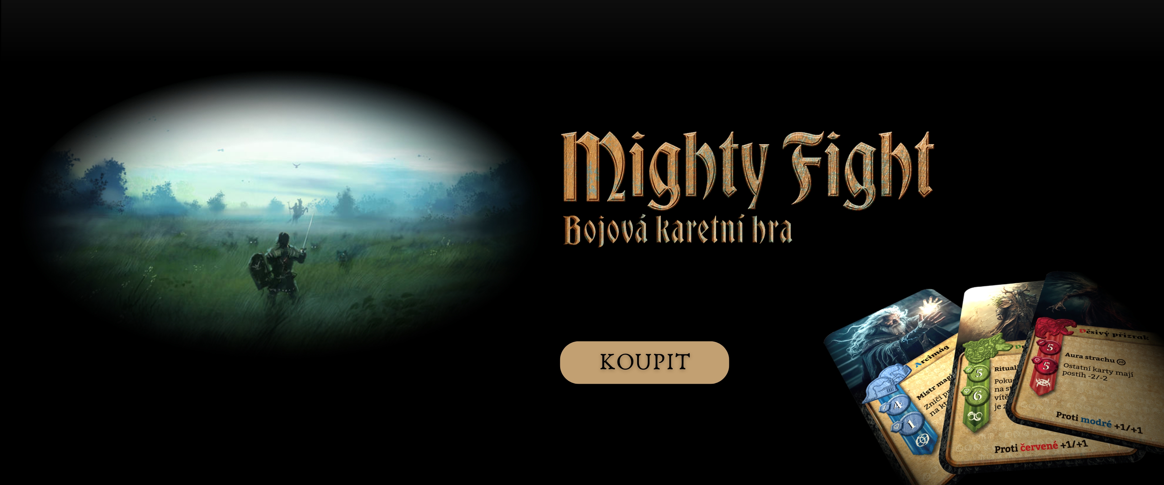 Mighty fight bojová karetní hra