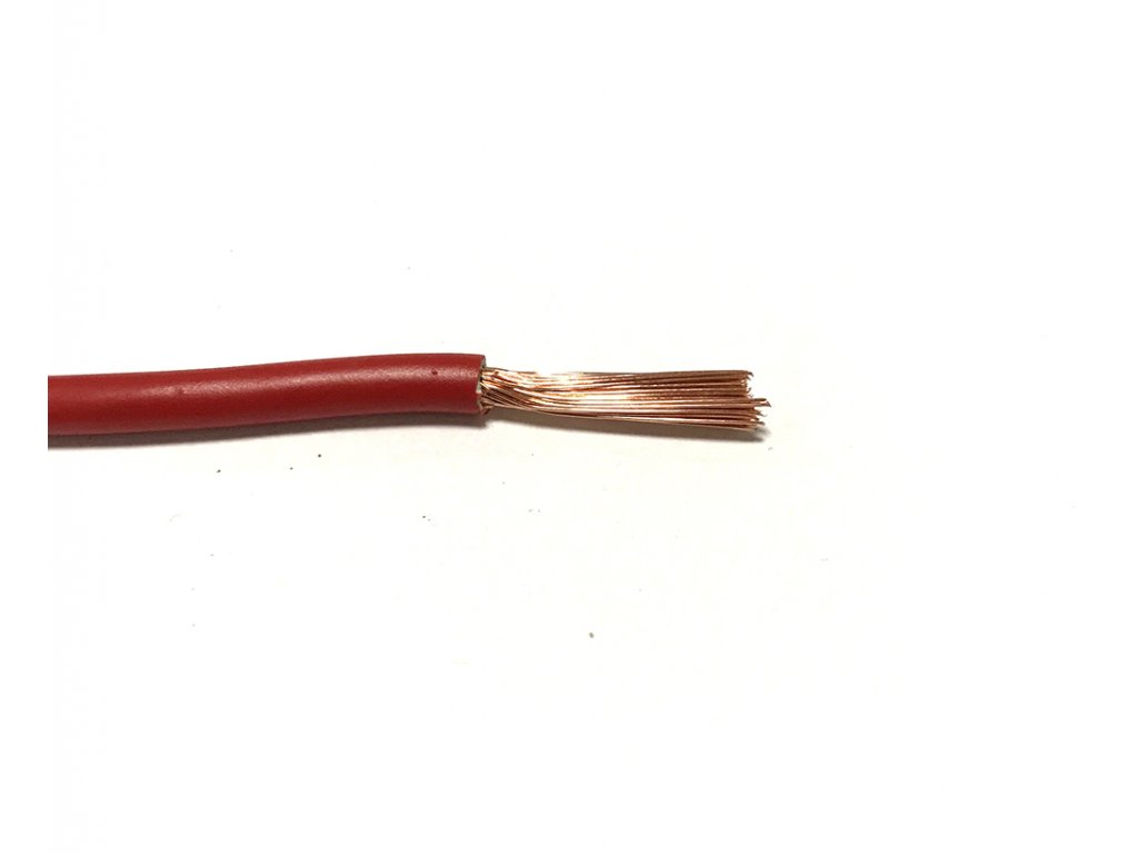 Kabel H07V-K 4 (CYA 4) Rudá