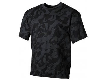 Tričko s krátkým rukávem Night Camo (Velikost XXL)