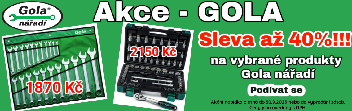 Akční nabídka Září Gola