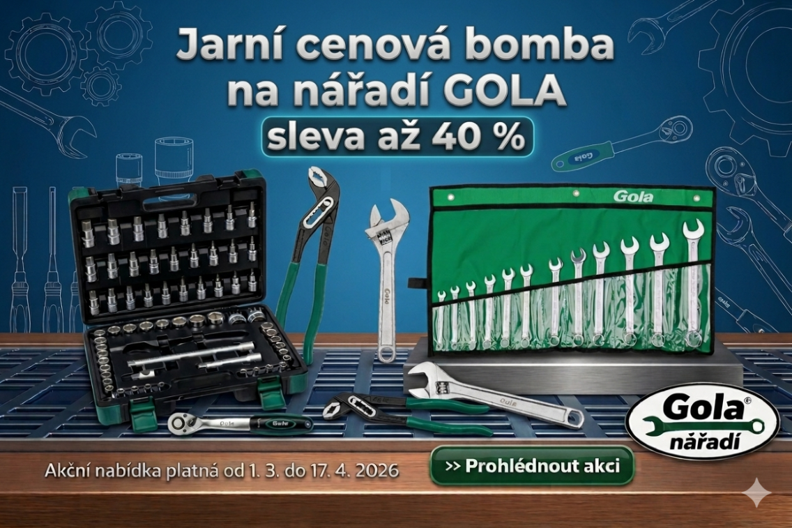 Jarní akční nabídka na nářadí Gola