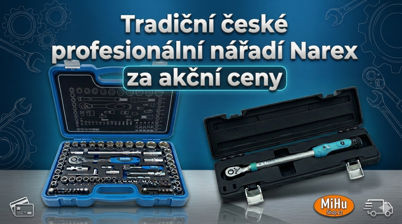 Akční sleva 30% na oblíbené produkty ručního nářadí Narex