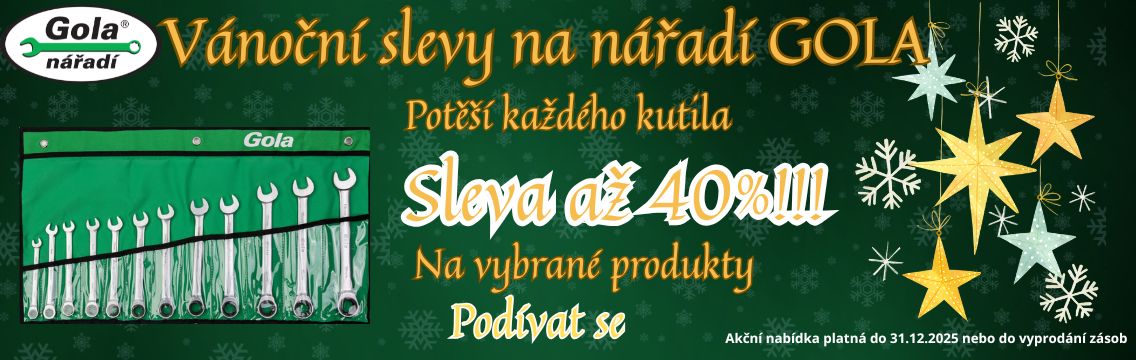Vánoční akční nabídka Gola