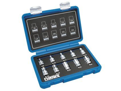 Sada 1 2 nástrčných hlavic TORX E NAREX 443000963