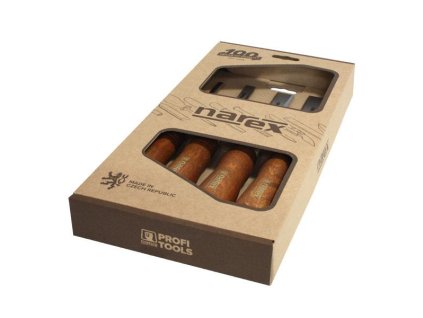 Sada plochých dlát 4 dílná Wood line Plus Narex Bystřice 863202 MiHu Shop.cz