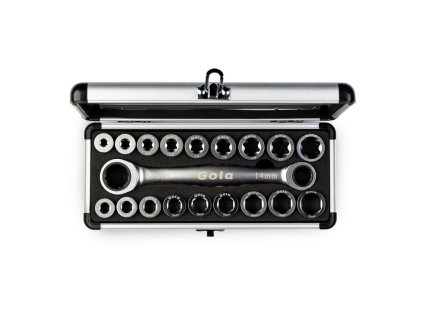 GOLA sada vyměnitelných ráčnových klíčů 19 dílů MiHu Shop.cz