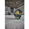 Aku Linkový laser 3 x 360° 18V 2 0Ah Li Ion zelený DeWALT DCLE34031D1 3 miHu Shop.cz